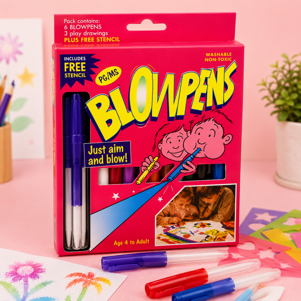 Magic Blow Pen Art SetCrafty CuddleMagic Blow Pen Art SetBlow Pen