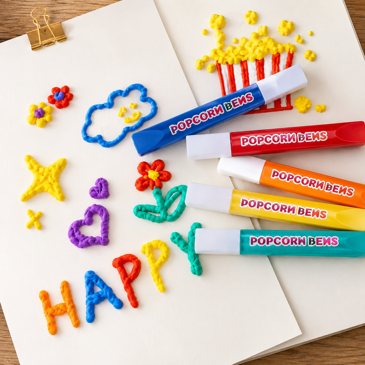 Magic Puffy Popcorn Pens for KidsCrafty CuddleMagic Puffy Popcorn Pens for KidsPopcorn Pen