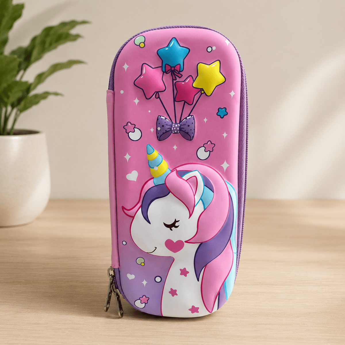 Magical Unicorn 3D Pencil CaseUnicorn 3d Pencil PouchCrafty CuddleMagical Unicorn 3D Pencil CaseUnicorn Star Small EVA Pouch3D unicorn pouchcute pencil box