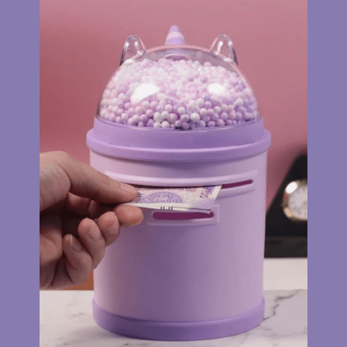 Purple Magical Unicorn Coin Piggy Bank for Kids – Cute, Colorful, and Fun Way to Save Money