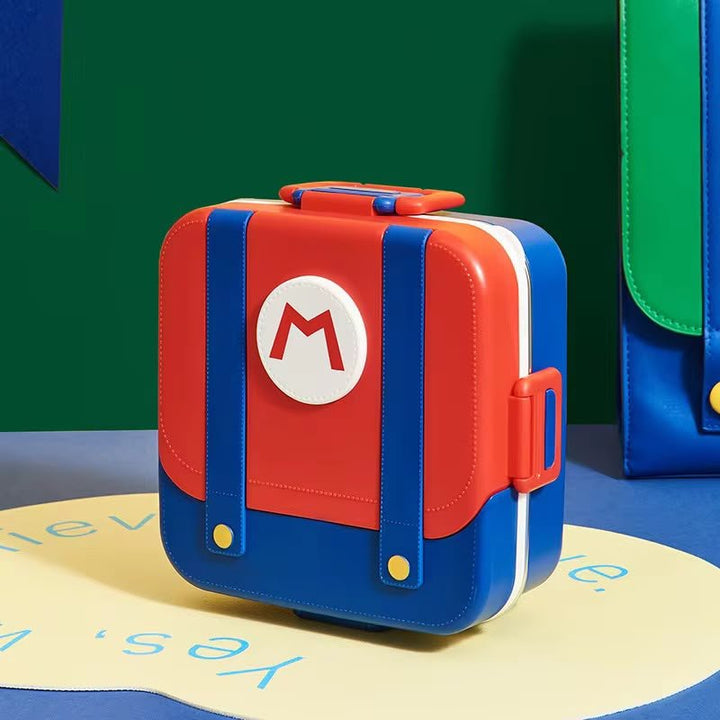 Mario Style Stainless Steel Bento Lunch BoxStainless Steel Lunch BoxCrafty CuddleMario Style Stainless Steel Bento Lunch BoxRed