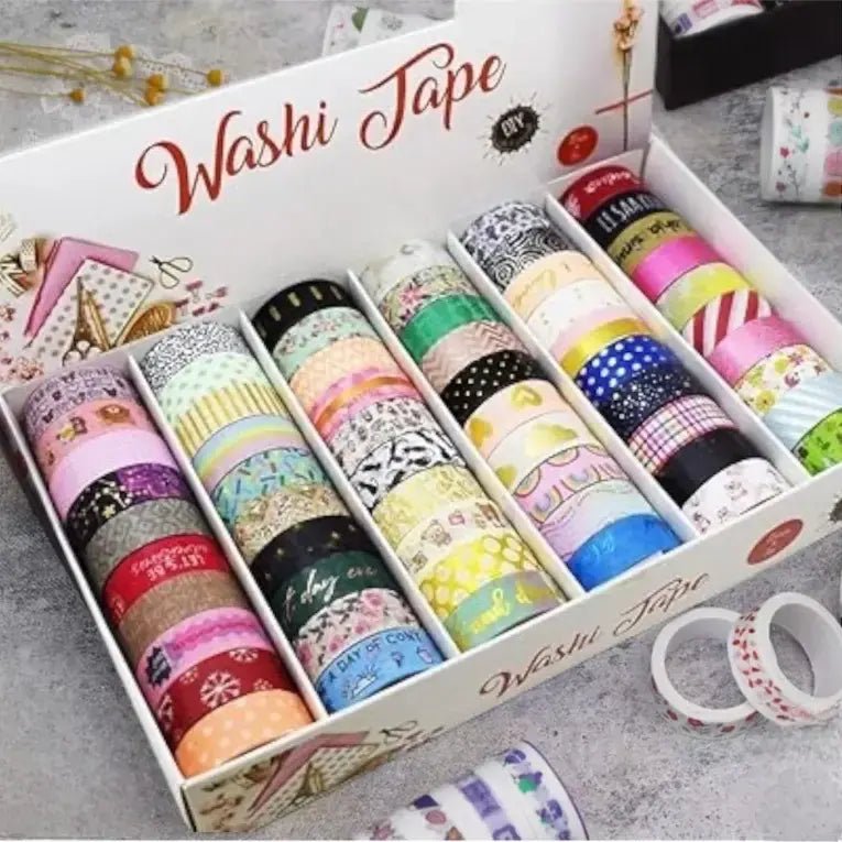 Mega Magic Washi Box – 60 PCS 💫🖌️ - CRAFTY CUDDLEMega Magic Washi Box – 60 PCS 💫🖌️product_type  for kids