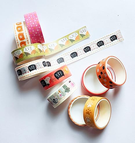 Meow Cat Washi Tape Set – 10 Adorable Rolls!CRAFTY CUDDLEMeow Cat Washi Tape Set – 10 Adorable Rolls!Cat Craft Tape_10
