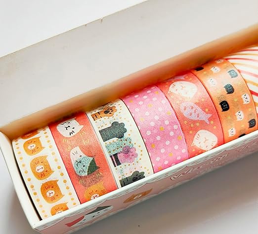 Meow Cat Washi Tape Set – 10 Adorable Rolls!CRAFTY CUDDLEMeow Cat Washi Tape Set – 10 Adorable Rolls!Cat Craft Tape_10