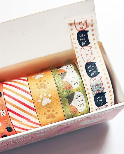 Meow Cat Washi Tape Set – 10 Adorable Rolls!CRAFTY CUDDLEMeow Cat Washi Tape Set – 10 Adorable Rolls!Cat Craft Tape_10