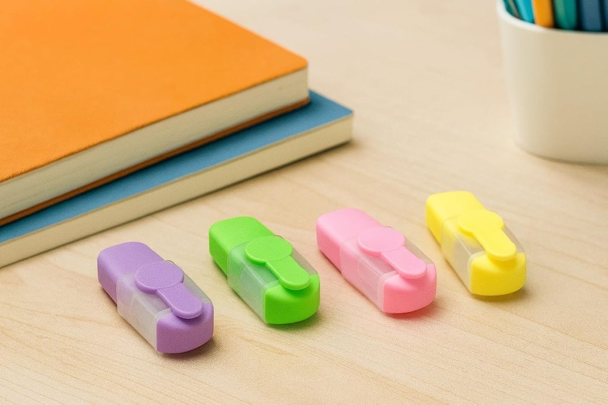 Mini Pastel Highlighter Pack of 4Pack of smooth highlightersCRAFTY CUDDLEMini Pastel Highlighter Pack of 4Sky Bluebacktoschoolsuppliesbulletjournaladdict