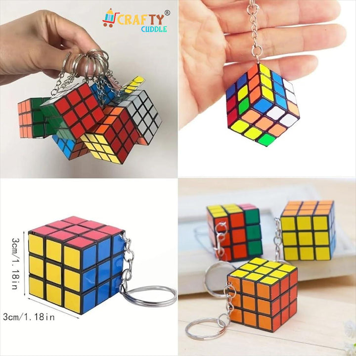 🧩✨ Mini Rubik’s Cube Keychain – Twist, Turn &amp; Play On - the - Go! 🔑🌈 - CRAFTY CUDDLE🧩✨ Mini Rubik’s Cube Keychain – Twist, Turn &amp; Play On - the - Go! 🔑🌈product_type  for kids