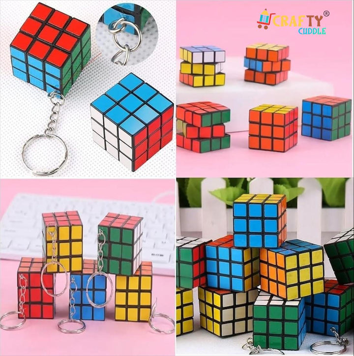 🧩✨ Mini Rubik’s Cube Keychain – Twist, Turn &amp; Play On - the - Go! 🔑🌈 - CRAFTY CUDDLE🧩✨ Mini Rubik’s Cube Keychain – Twist, Turn &amp; Play On - the - Go! 🔑🌈product_type  for kids