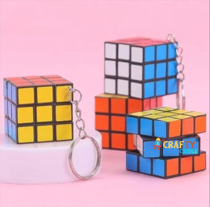 🧩✨ Mini Rubik’s Cube Keychain – Twist, Turn &amp; Play On - the - Go! 🔑🌈 - CRAFTY CUDDLE🧩✨ Mini Rubik’s Cube Keychain – Twist, Turn &amp; Play On - the - Go! 🔑🌈product_type  for kids