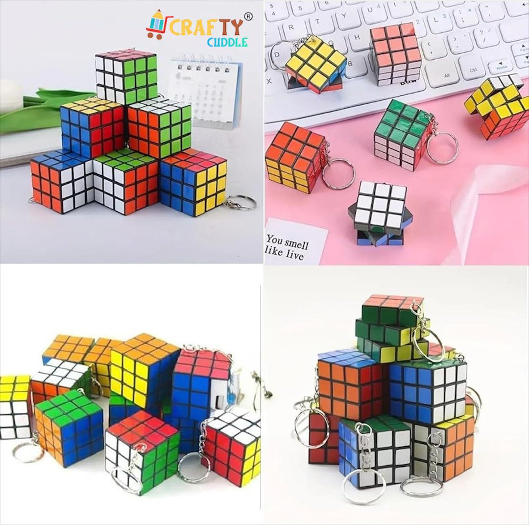 🧩✨ Mini Rubik’s Cube Keychain – Twist, Turn &amp; Play On - the - Go! 🔑🌈 - CRAFTY CUDDLE🧩✨ Mini Rubik’s Cube Keychain – Twist, Turn &amp; Play On - the - Go! 🔑🌈product_type  for kids