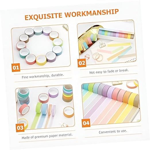 "Pastel Dream Washi Tape Set – Soft & Chic Colors!" 🌸✨ - CRAFTY CUDDLE"Pastel Dream Washi Tape Set – Soft & Chic Colors!" 🌸✨product_type  for kids