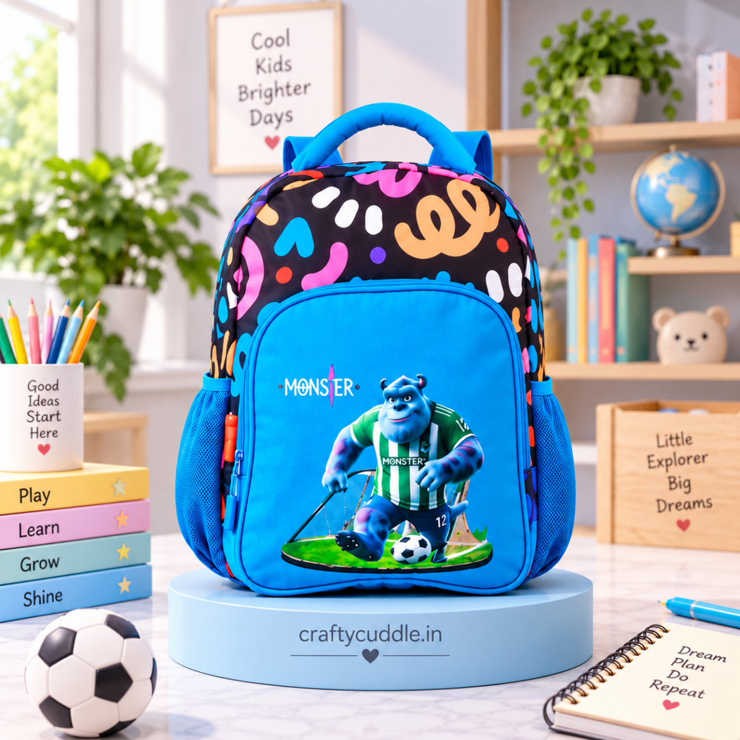Playful Cartoon School Backpack for KidsKids BagsCrafty CuddlePlayful Cartoon School Backpack for KidsBlue – MonsterKidsBackpack KidsSchoolBag SchoolBackpack KidsBags SchoolEssentials CuteBackpack KidsAccessories BackToSchool SchoolSupplies KidsGift