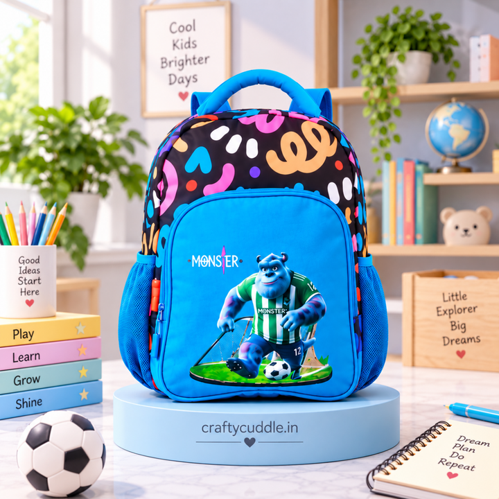 Playful Cartoon School Backpack for KidsKids BagsCrafty CuddlePlayful Cartoon School Backpack for KidsBlue – MonsterKidsBackpack KidsSchoolBag SchoolBackpack KidsBags SchoolEssentials CuteBackpack KidsAccessories BackToSchool SchoolSupplies KidsGift