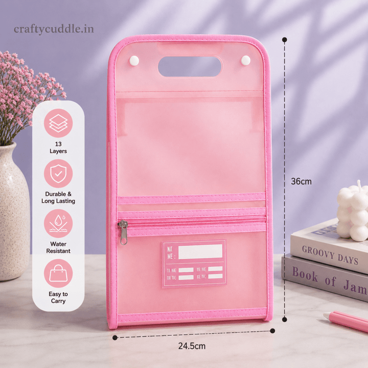 Premium Document File Folder – Portable Paper &amp; Certificate OrganizerA4 File folderCrafty CuddlePremium Document File Folder – Portable Paper &amp; Certificate OrganizerBlueA4 file foldercolorful file organizer