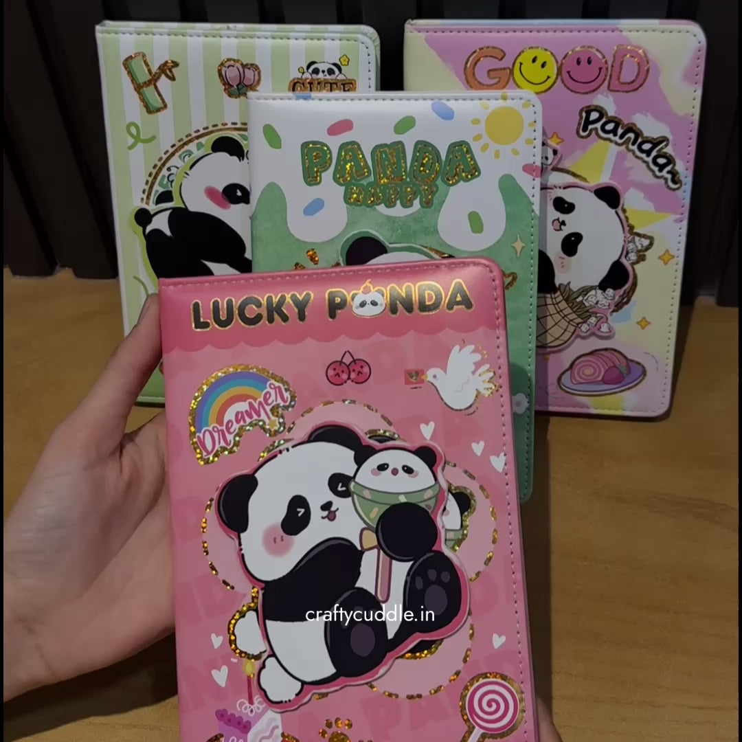 Cute Panda Theme Diary for Kids & Teens
