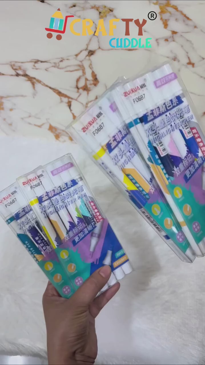 Dual-Tip Highlighter Pens