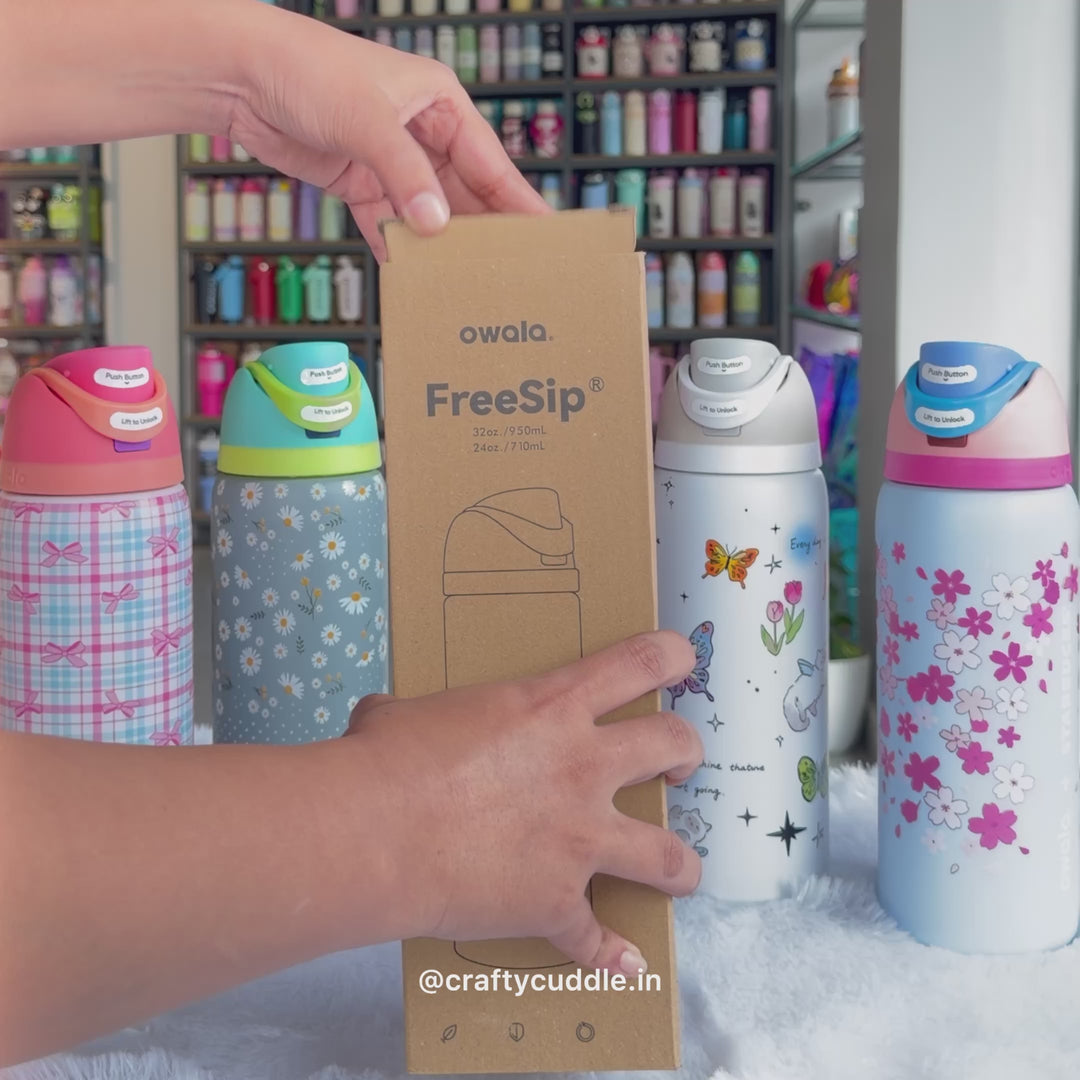 Cute Printed Insulated Bottle