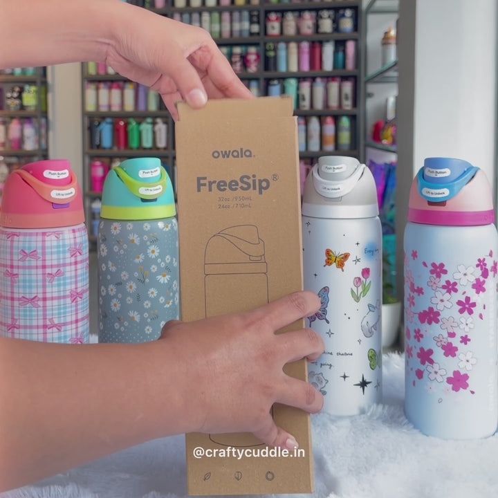 Cute Printed Insulated Bottle