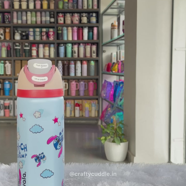 Kawaii Cartoon Stainless Steel Water Bottle