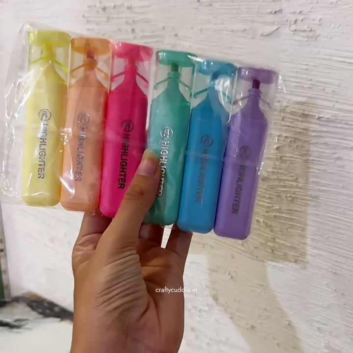 Pastel Highlighter Set of 6