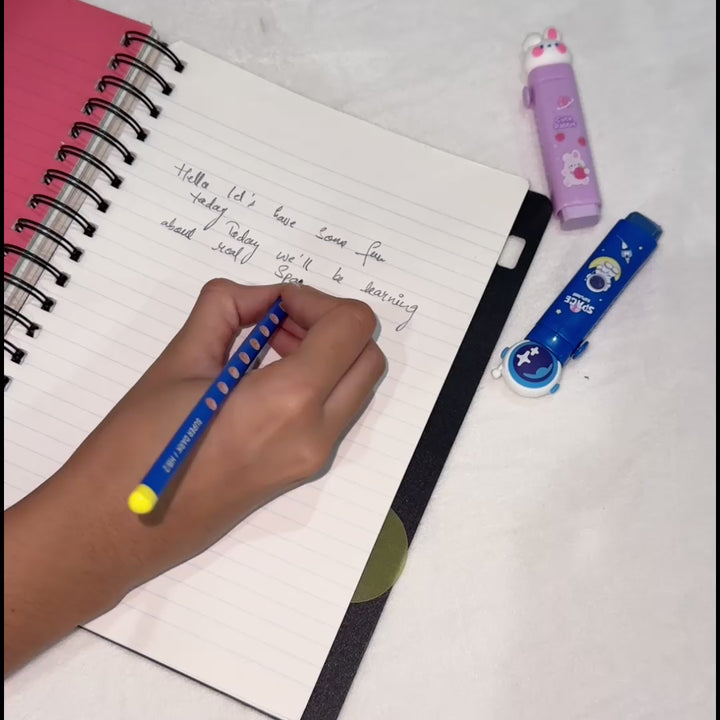 Cute Push-Pull Cartoon Erasers for Kids