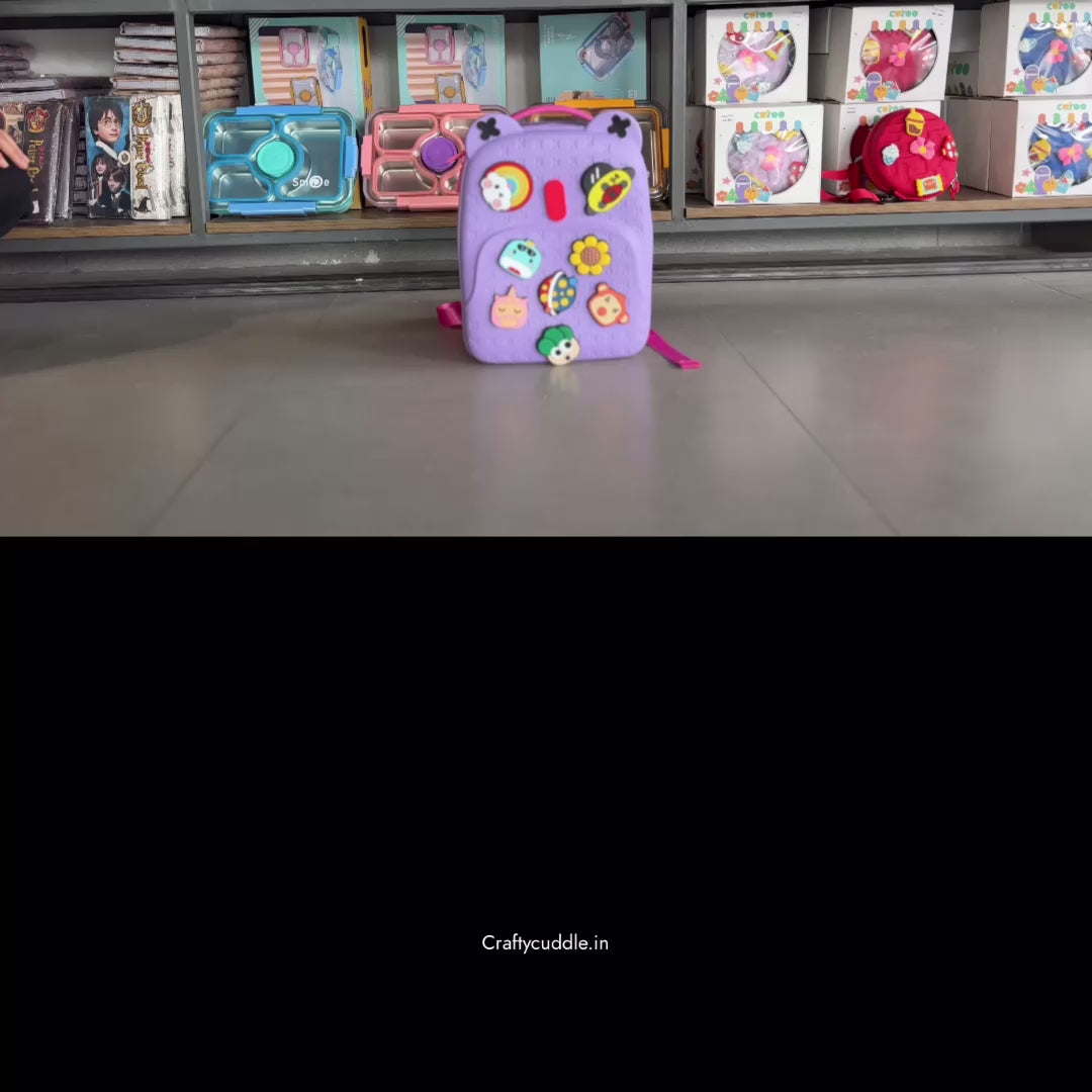 EVA Waterproof Backpack with DIY Charms