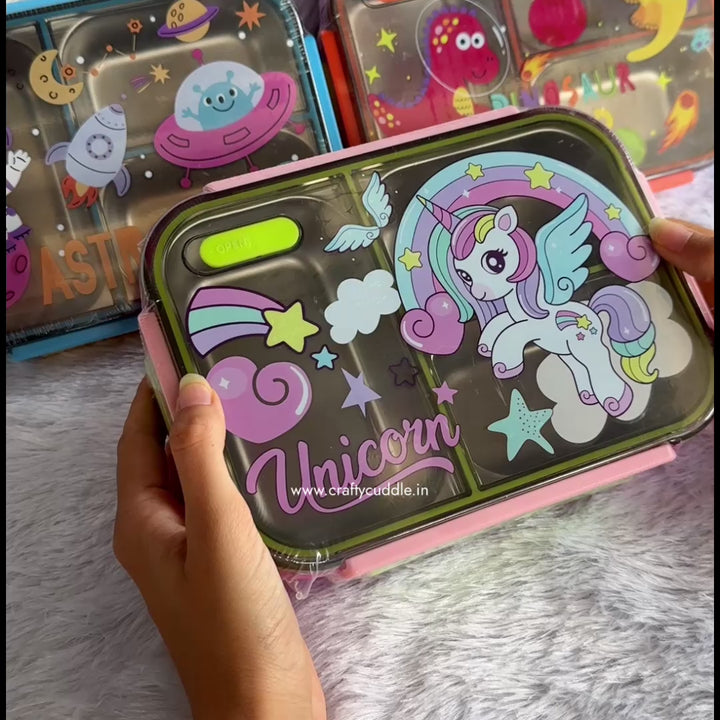 Cartoon Kids Bento Lunch Box