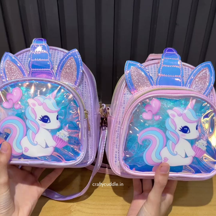 Sparkle Unicorn Kids Sling Bag