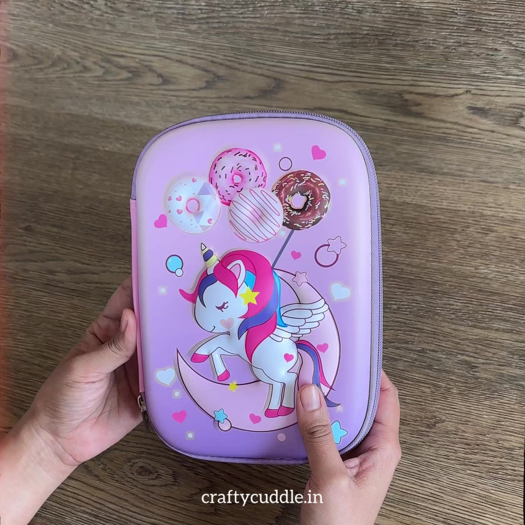 Sweet Donut 3D Pencil Pouch for Kids