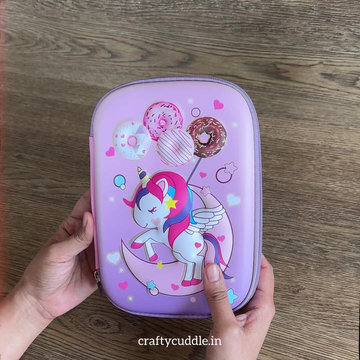 Sweet Donut 3D Pencil Pouch for Kids