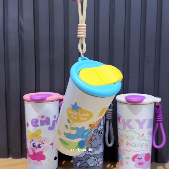 Cartoon Print Leakproof Flask