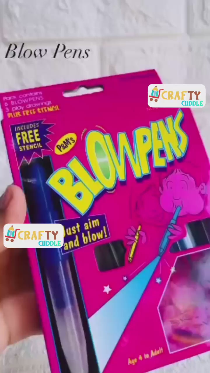 Magic Blow Pen Art Set