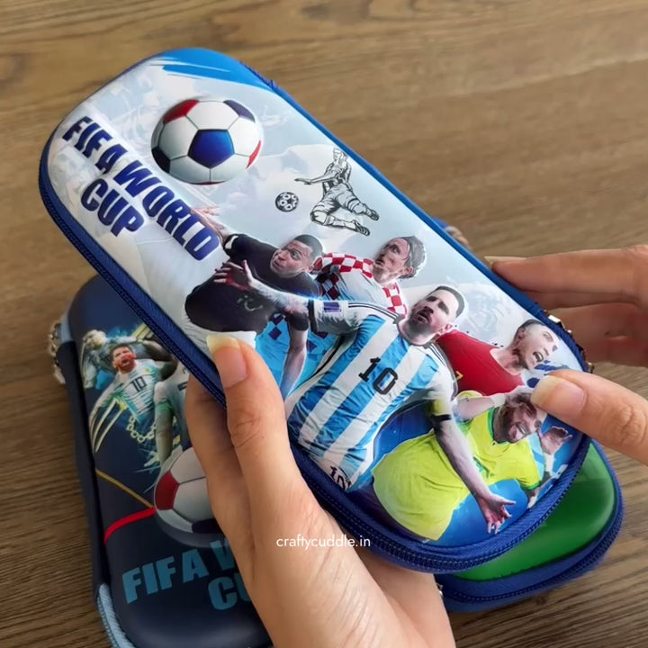Football Theme EVA Pencil Pouch