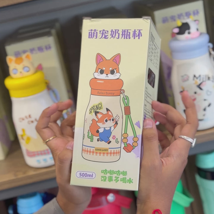 Animal Friends Kids Water Bottle