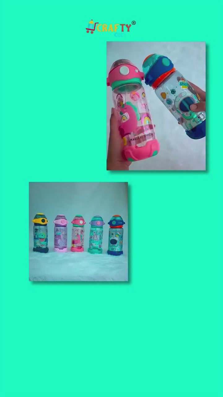 Space Explorer Water Bottle for Kids