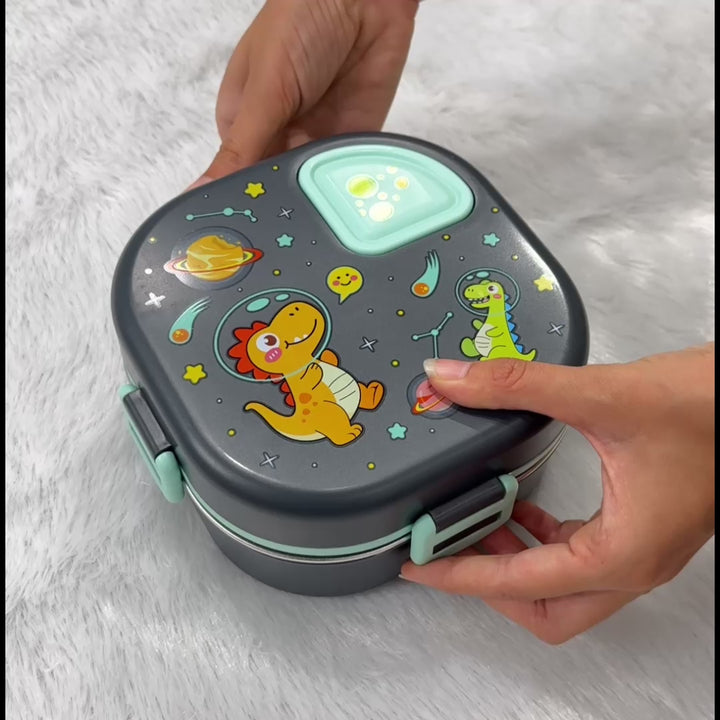 Kids Cartoon Stainless Steel Bento Lunch Box