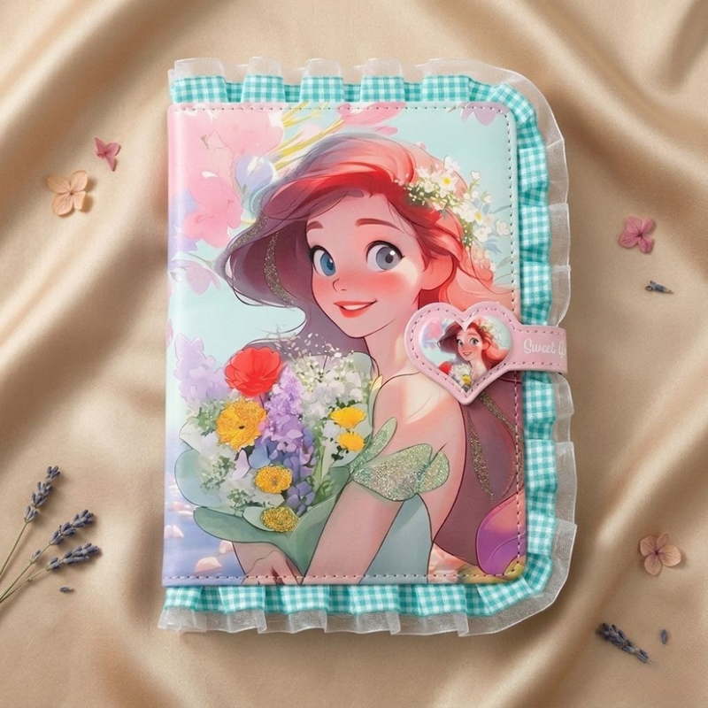 Princess Theme Magnetic Closure Diary