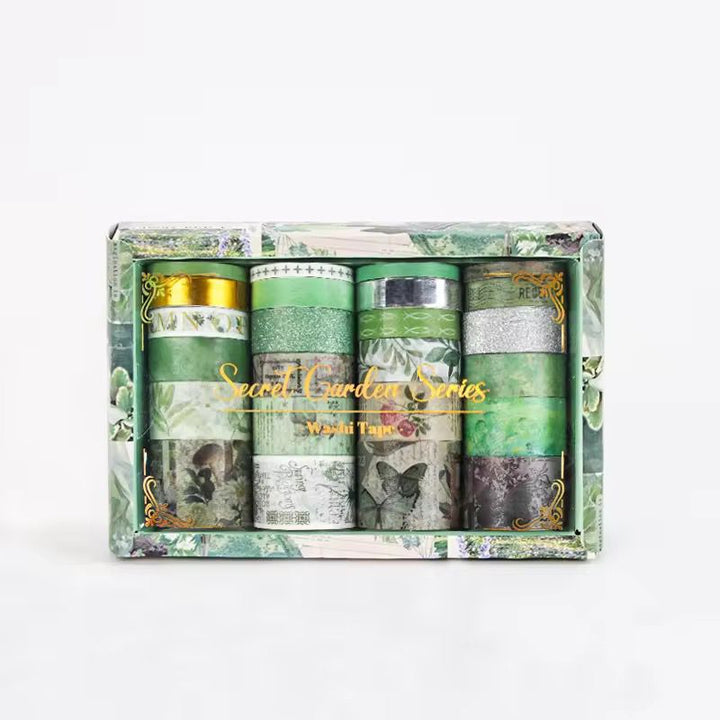 Secret Garden Floral Washi Tape Set - 24 RollsDecorative Washi TapeCRAFTY CUDDLESet of washi tapes in a decorative box with &
