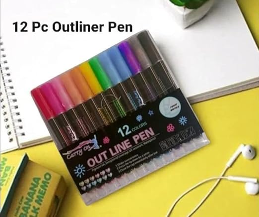 🌈 ShimmerLine Double Ink Markers – Set of 12 - CRAFTY CUDDLE🌈 ShimmerLine Double Ink Markers – Set of 12product_type  for kids