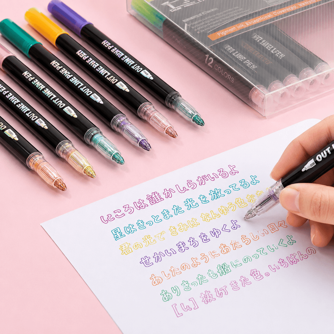 ShimmerLine Double Ink MarkersCrafty CuddleShimmerLine Double Ink MarkersOutline Pen