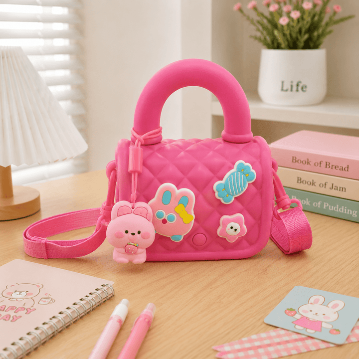 Silicone Mini Crossbody Bag for KidsKids BagsCrafty CuddleSilicone Mini Crossbody Bag for KidsPinkKidsBag SiliconeBag MiniHandbag CrossbodyBag CuteAccessories GirlsFashion KidsFashion ToddlerStyle GiftForGirls CuteBagsStationeryAddict