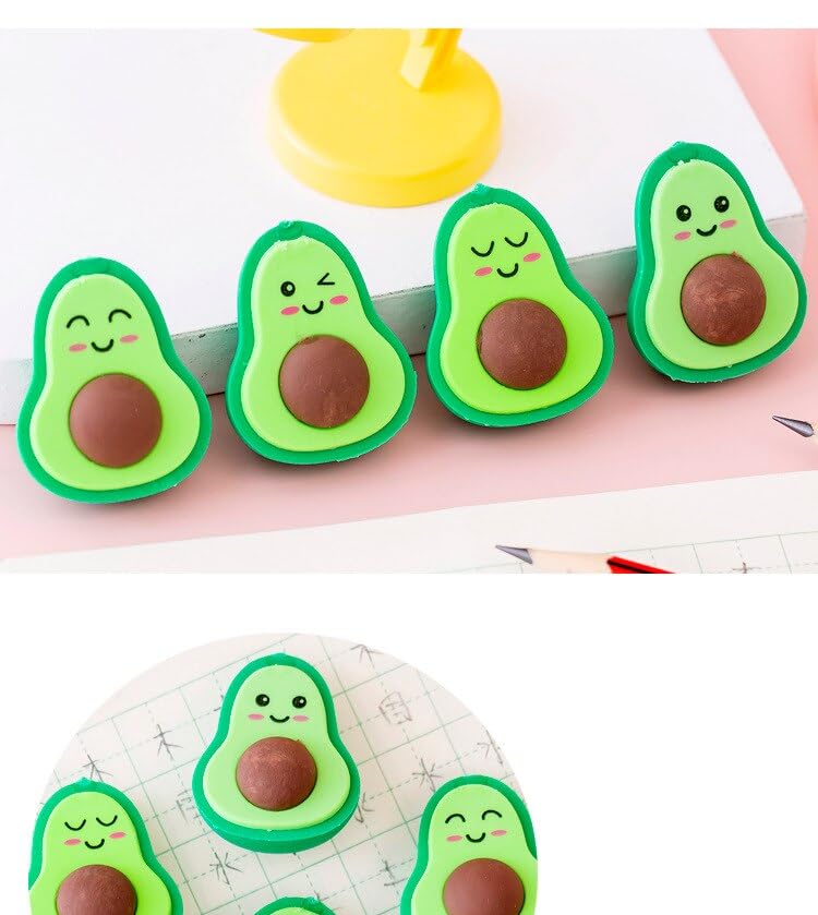 🥑 Smiley Avocado Erasers – Fun, Cute &amp; Functional! ✏️✨ - CRAFTY CUDDLE🥑 Smiley Avocado Erasers – Fun, Cute &amp; Functional! ✏️✨product_type  for kids
