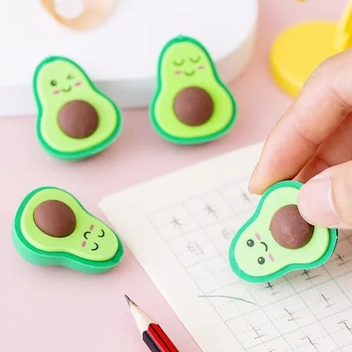 🥑 Smiley Avocado Erasers – Fun, Cute &amp; Functional! ✏️✨ - CRAFTY CUDDLE🥑 Smiley Avocado Erasers – Fun, Cute &amp; Functional! ✏️✨product_type  for kids