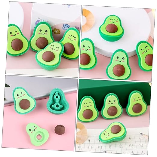🥑 Smiley Avocado Erasers – Fun, Cute &amp; Functional! ✏️✨ - CRAFTY CUDDLE🥑 Smiley Avocado Erasers – Fun, Cute &amp; Functional! ✏️✨product_type  for kids