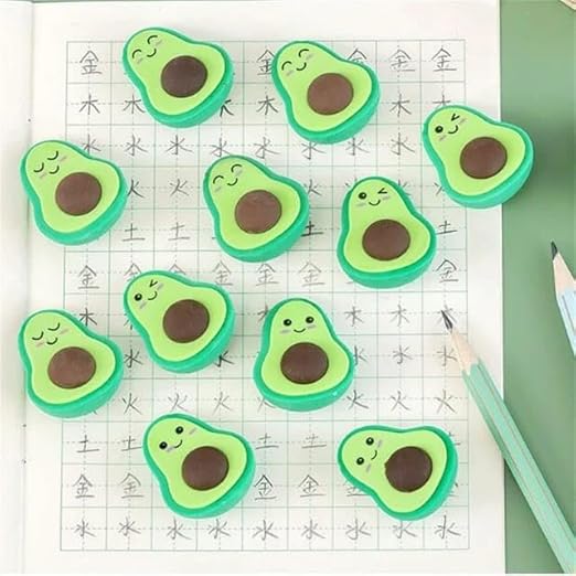 🥑 Smiley Avocado Erasers – Fun, Cute &amp; Functional! ✏️✨ - CRAFTY CUDDLE🥑 Smiley Avocado Erasers – Fun, Cute &amp; Functional! ✏️✨product_type  for kids