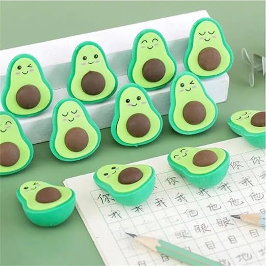 🥑 Smiley Avocado Erasers – Fun, Cute &amp; Functional! ✏️✨ - CRAFTY CUDDLE🥑 Smiley Avocado Erasers – Fun, Cute &amp; Functional! ✏️✨product_type  for kids