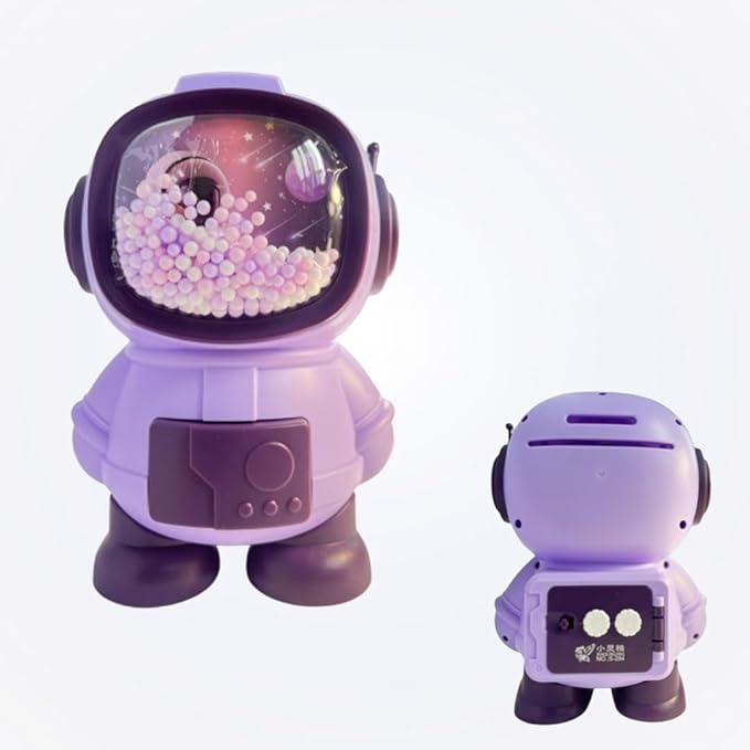 Space Explorer Piggy Bank with PasscodeSpace Explorer Piggy BankCRAFTY CUDDLESpace Explorer Piggy Bank with PasscodeAstronaut Piggy Bank - 2Purpledigital piggy bank for kidselectronic coin bank
