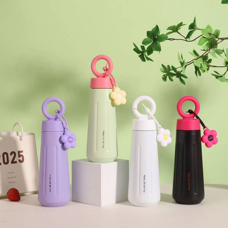 Stainless Steel Water Bottle with Handle