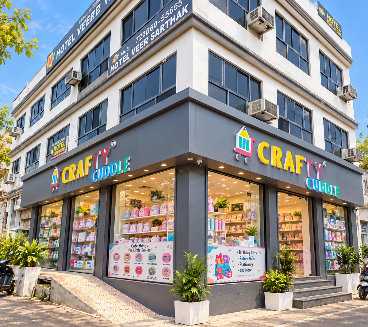 Inside the Crafty Cuddle store
