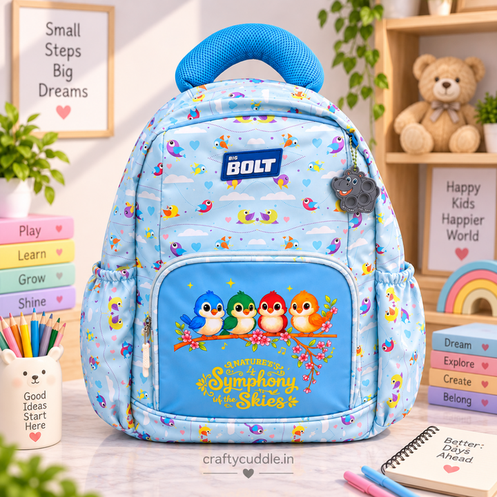 Stylish Printed Kids School BackpackKids BagsCrafty CuddleStylish Printed Kids School BackpackBlueKidsBackpack KidsSchoolBag SchoolBackpack KidsBags SchoolEssentials CuteBackpack KidsAccessories BackToSchool SchoolSupplies KidsGift